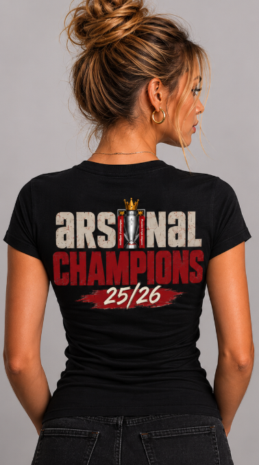 Champions- Womens Black Fitted (STYLE 1)
