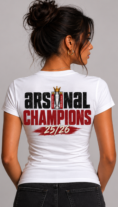 Champions- Womens White Fitted (STYLE 1)